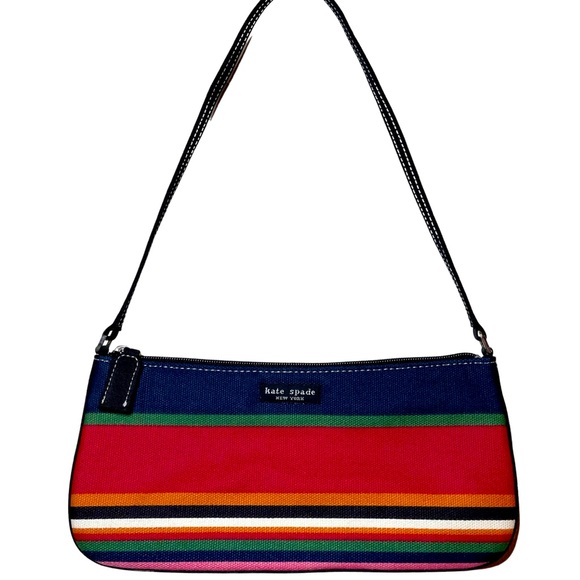 kate spade Handbags - Kate Spade Vintage Multi Color Striped Purse